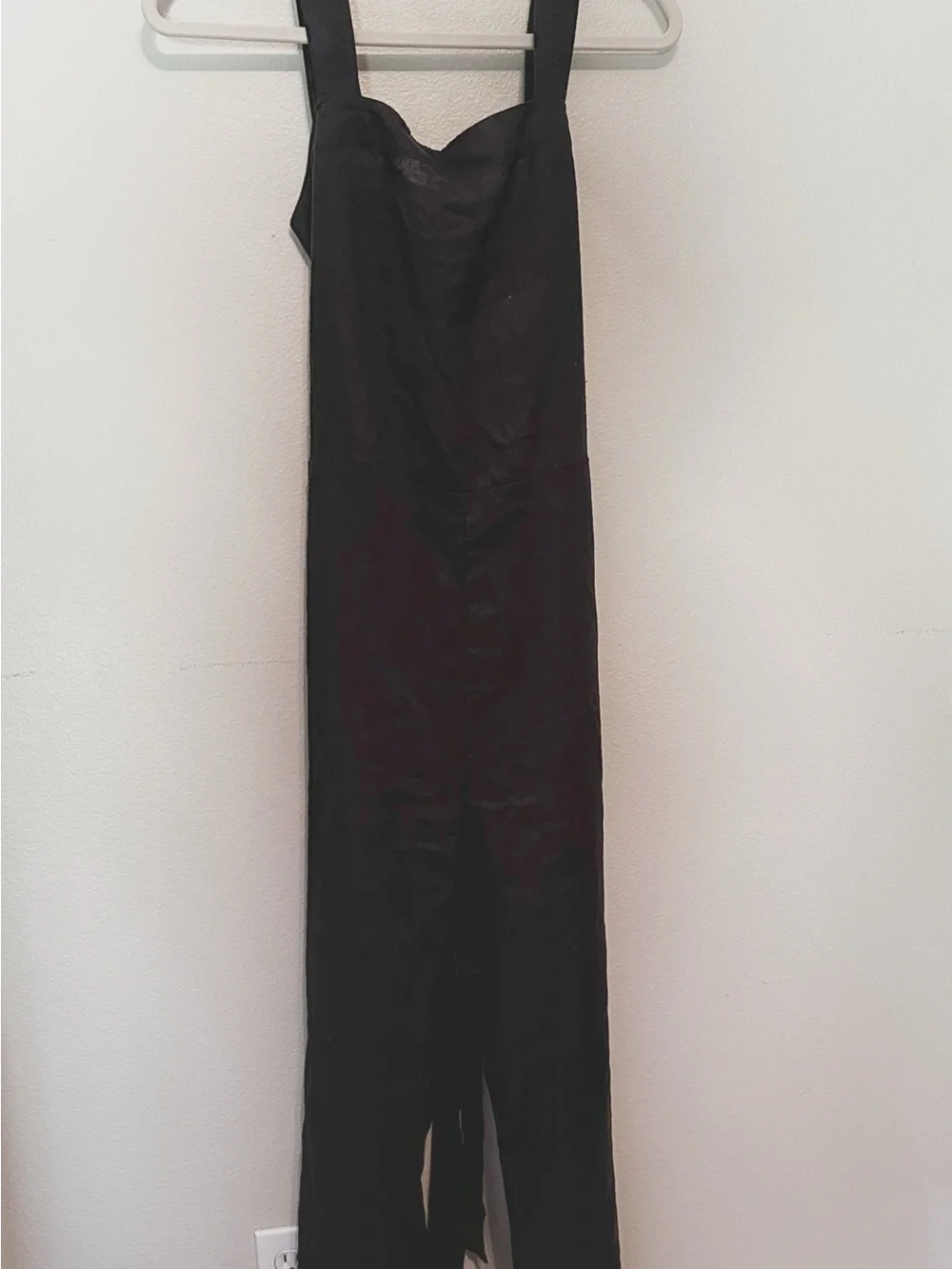 Quince 100% European Linen Square Neck Jumpsuit